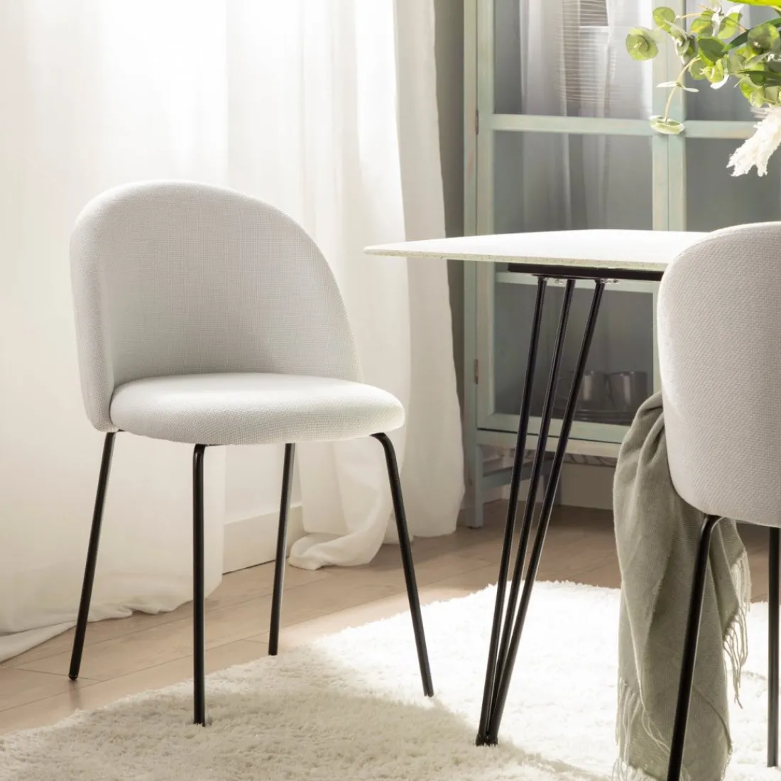 Klast Home Sillas De Comedor Y Cocina|Sillas De Escritorio>Olivia Gris perla