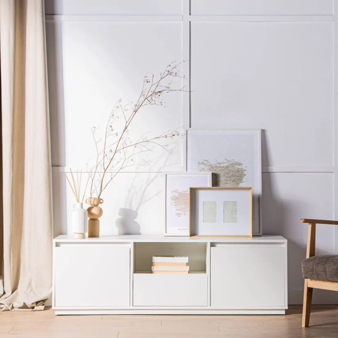 Klast Home Muebles Tv>Oslo Blanco