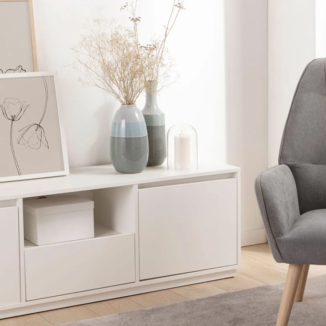 Klast Home Muebles Tv>Oslo Blanco