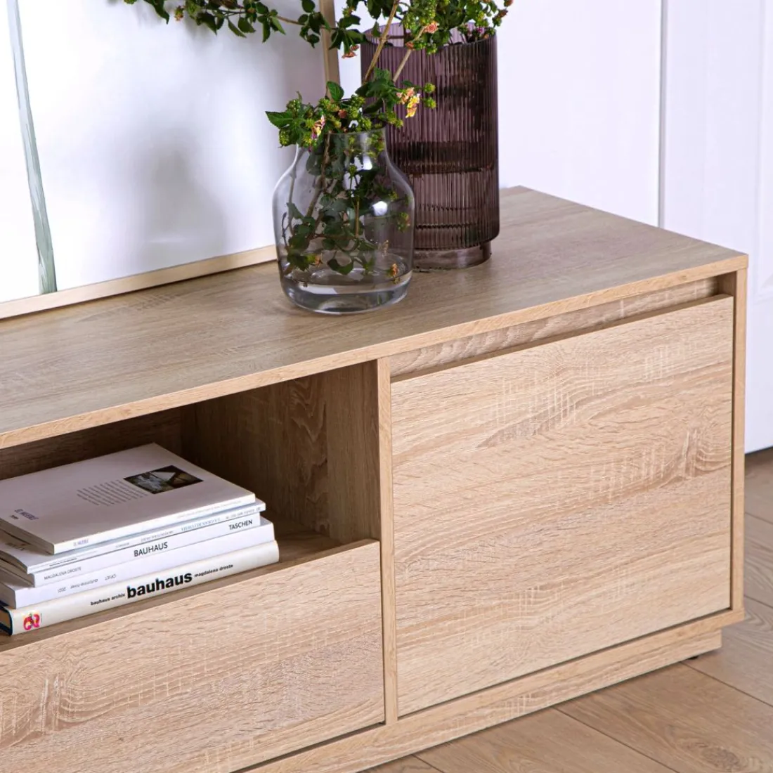 Klast Home Muebles Tv>Oslo Natural/Natural/blanco