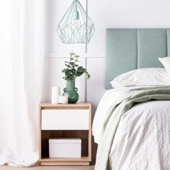 Klast Home Packs De 2 Mesitas De Noche|Mesitas De Noche>Oslo Natural/Blanco