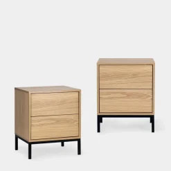 Klast Home Packs De 2 Mesitas De Noche|Mesitas De Noche>Remi
