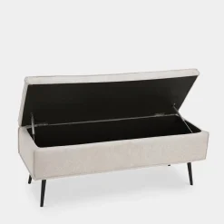 Klast Home Descalzadores Y Baúles Para Pie De Cama|Bancos Para Dormitorio Y Recibidor>Sanna Beige