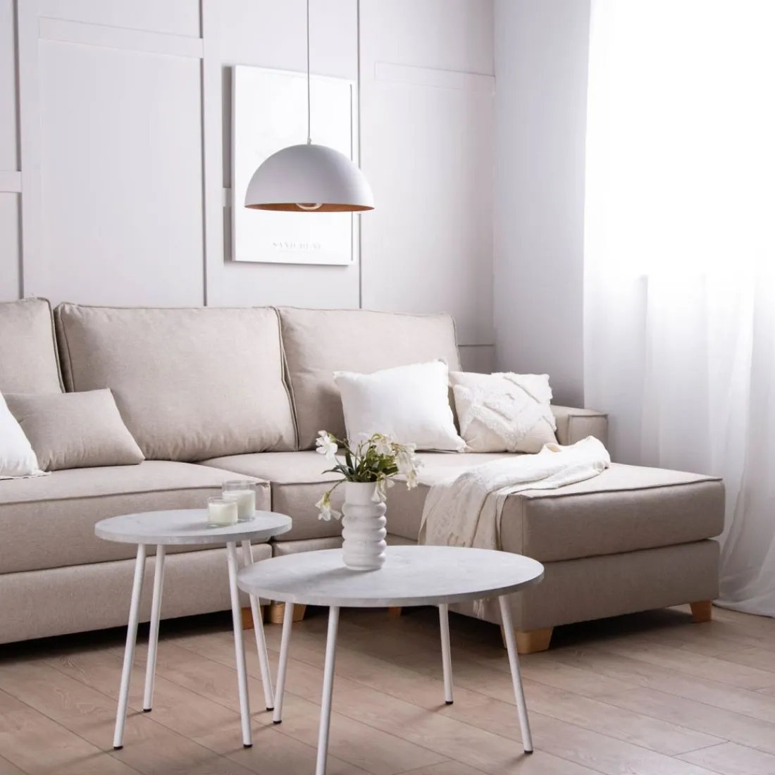 Klast Home Mesas Auxiliares>Siena Blanco