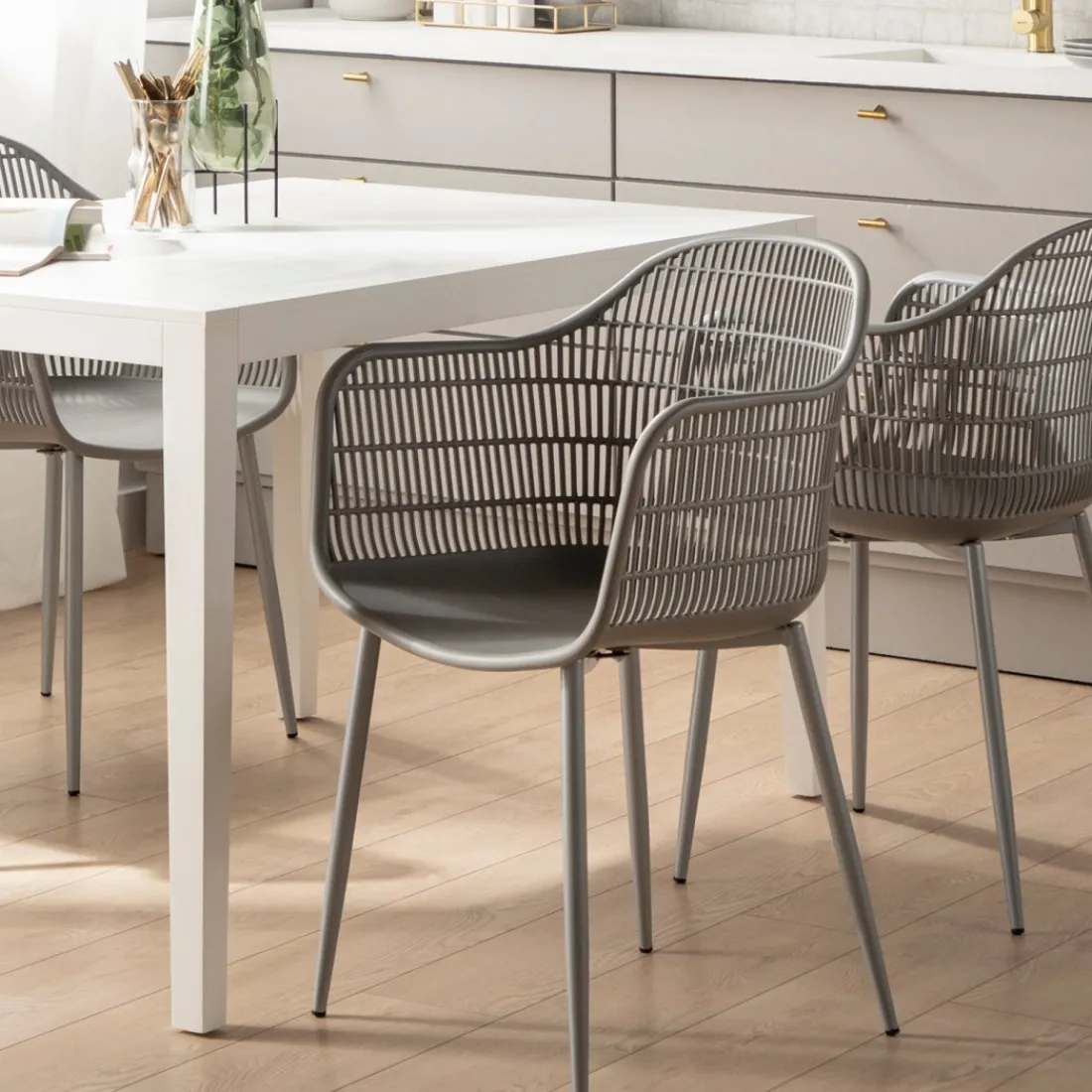 Klast Home Packs 4 Sillas Polipropileno|Sillas De Exterior>Soren Gris