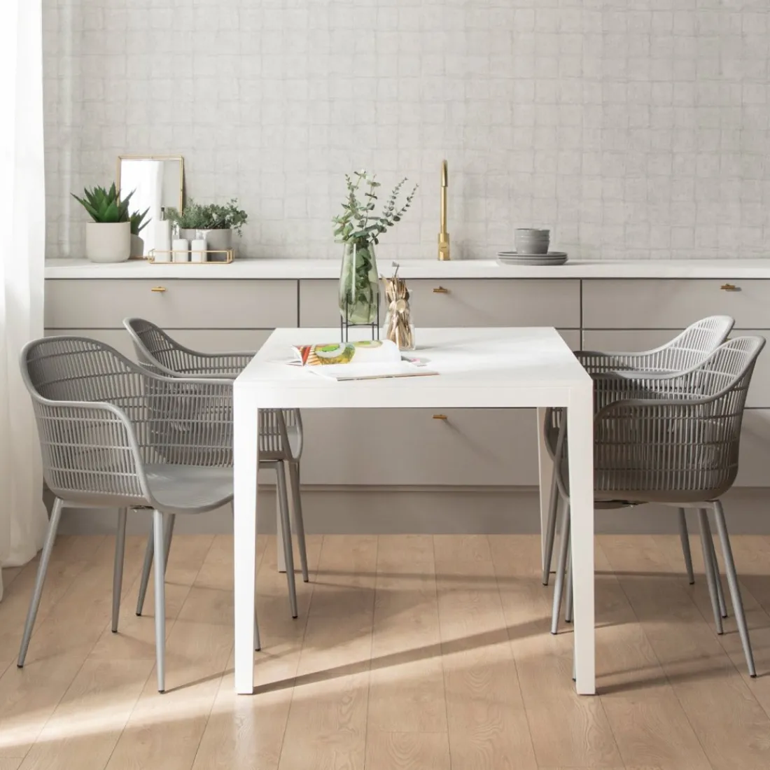 Klast Home Packs 4 Sillas Polipropileno|Sillas De Exterior>Soren Gris