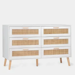 Klast Home Ratán|Cómodas>Tahiti Blanco