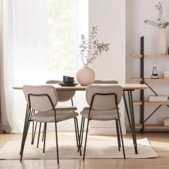 Klast Home Packs 4 Sillas Tapizadas|Sillas De Comedor Y Cocina>Taylor Topo