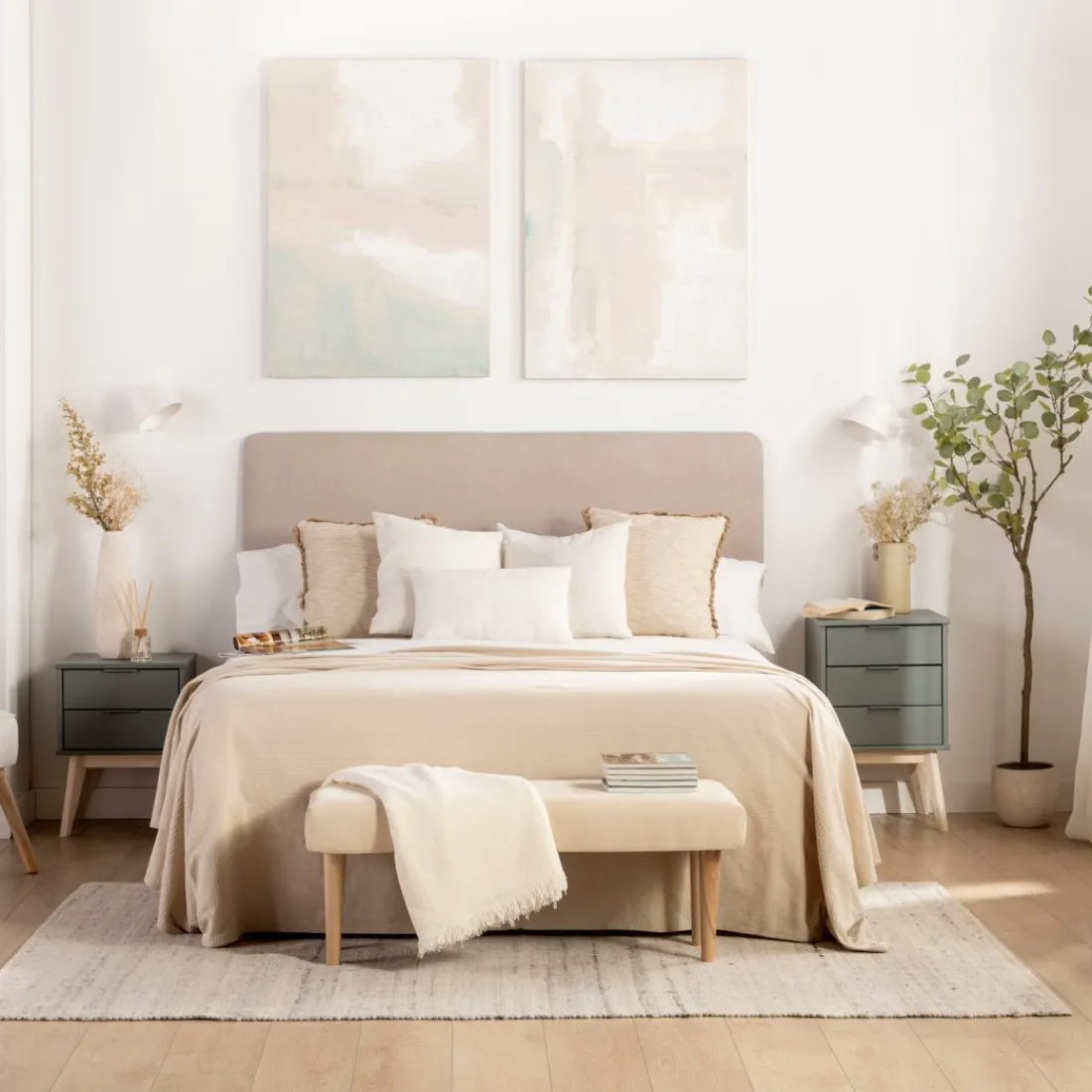 Klast Home Packs De 2 Mesitas De Noche|Mesitas De Noche>Troy Verde antracita