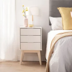 Klast Home Packs De 2 Mesitas De Noche|Mesitas De Noche>Troy Blanco