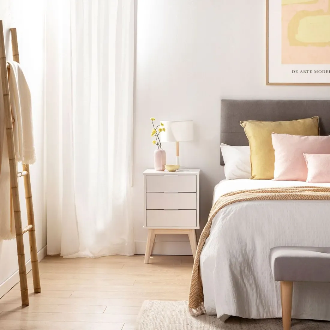 Klast Home Packs De 2 Mesitas De Noche|Mesitas De Noche>Troy Blanco