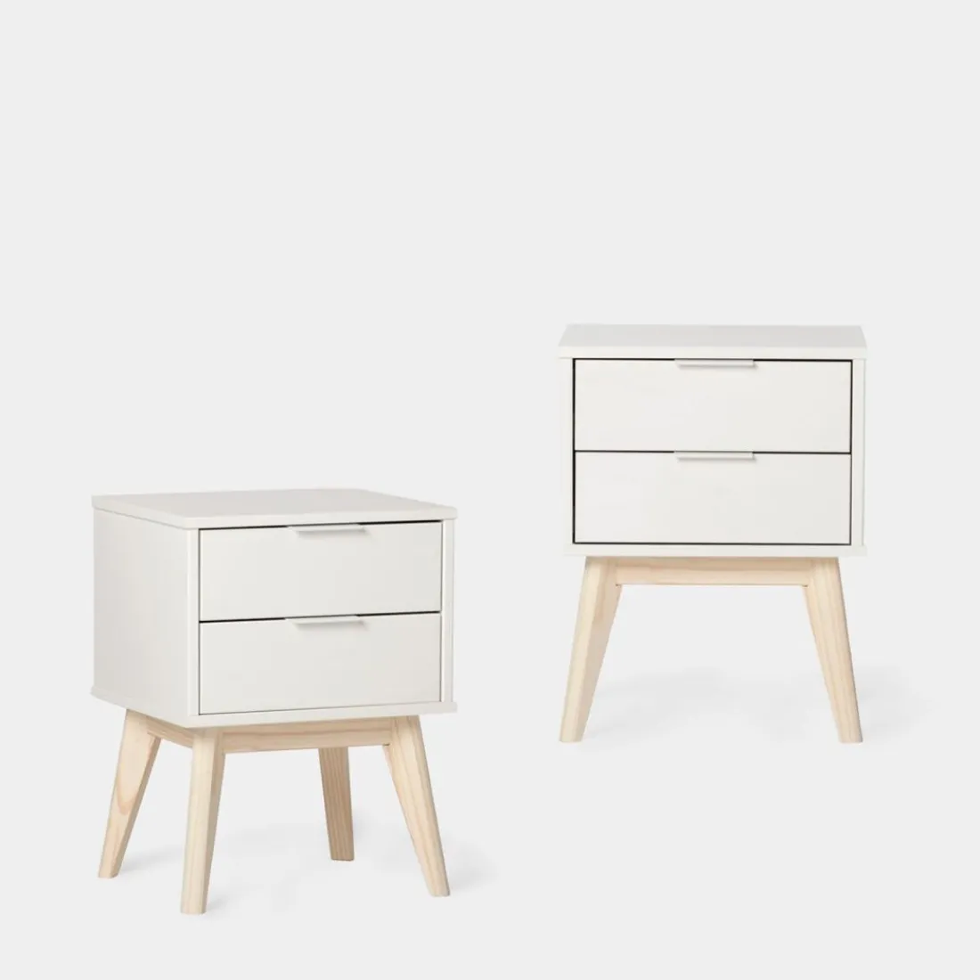 Klast Home Packs De 2 Mesitas De Noche|Mesitas De Noche>Troy Blanco