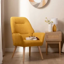 Klast Home Butacas Para Dormitorio|Sillones Y Butacas>Valery Mostaza