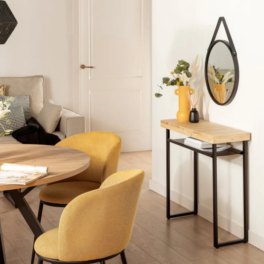 Klast Home Muebles Recibidores Y Consolas>Yanin Negro/Natural